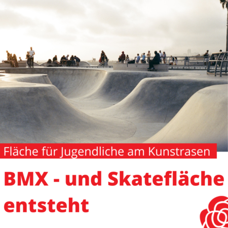 BMX - Skatefläche entsteht